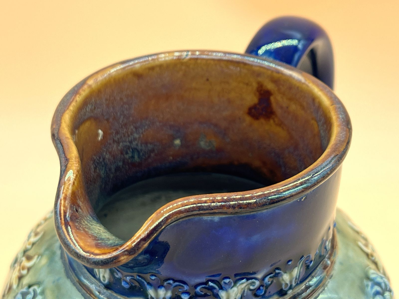 Antique Royal Doulton Pottery Vera Huggins Jug  / Pitcher. 3824. C1920's. photo vinterior