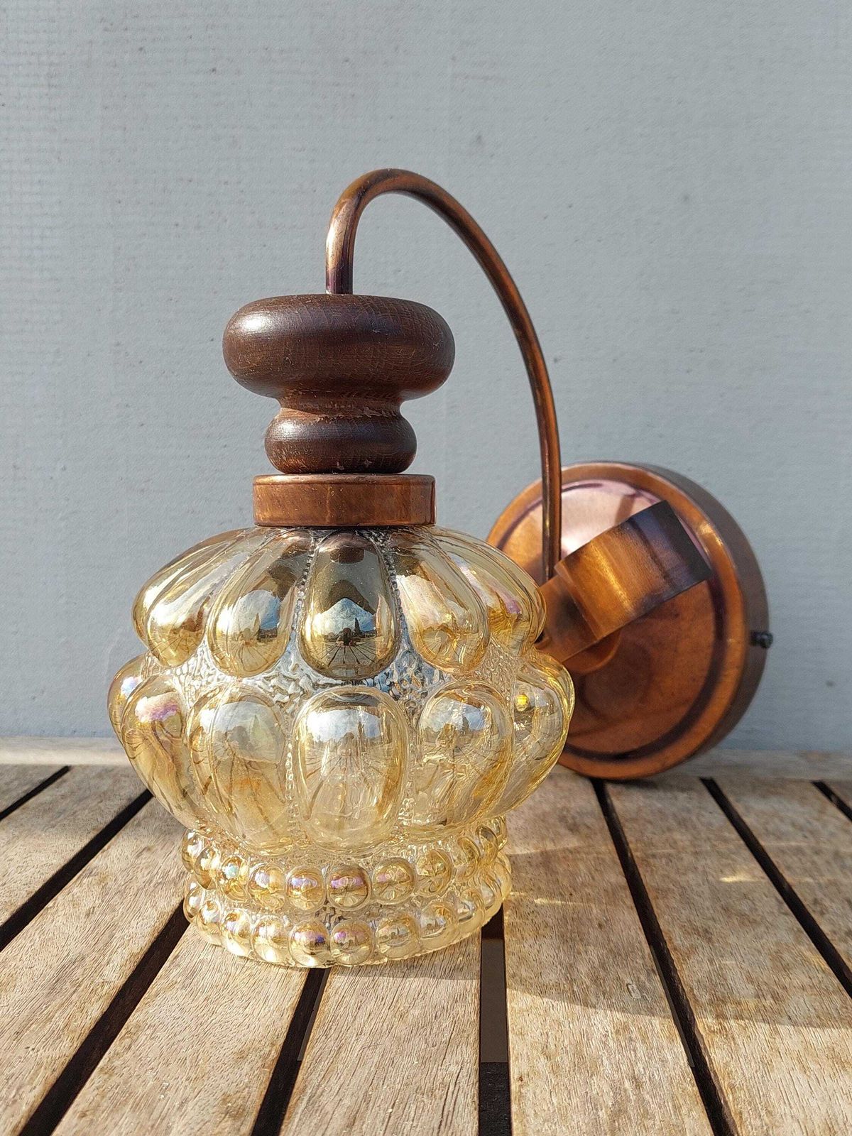 Helena Tynell Bubble Style Lamp, Retro Bubble Glass Wall Light, Retro Lighting, Space Age Wall Light, Mid Century Wall Lamp, 1970"S