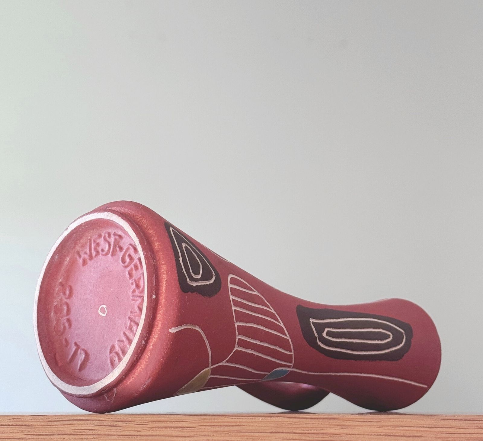Bodo Mans Brasil Vase  Vintage Mid Century Bay Keramik West Germany Art Pottery photo 110.0