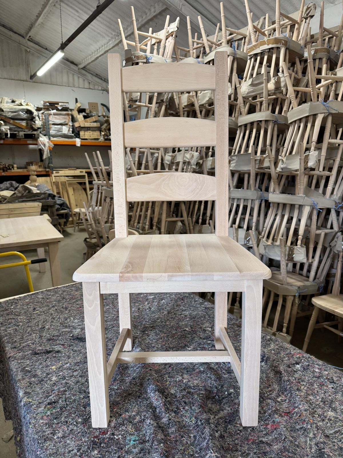 Amish Beech Dining Chair photo furniture
