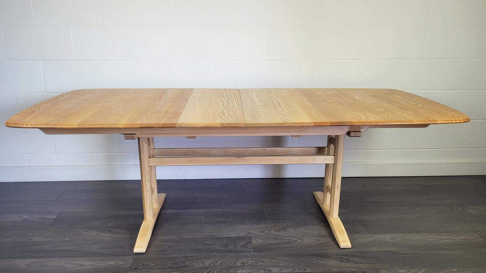 Furniture Ercol Burford Grand Extending Dining Table, 1990s photo