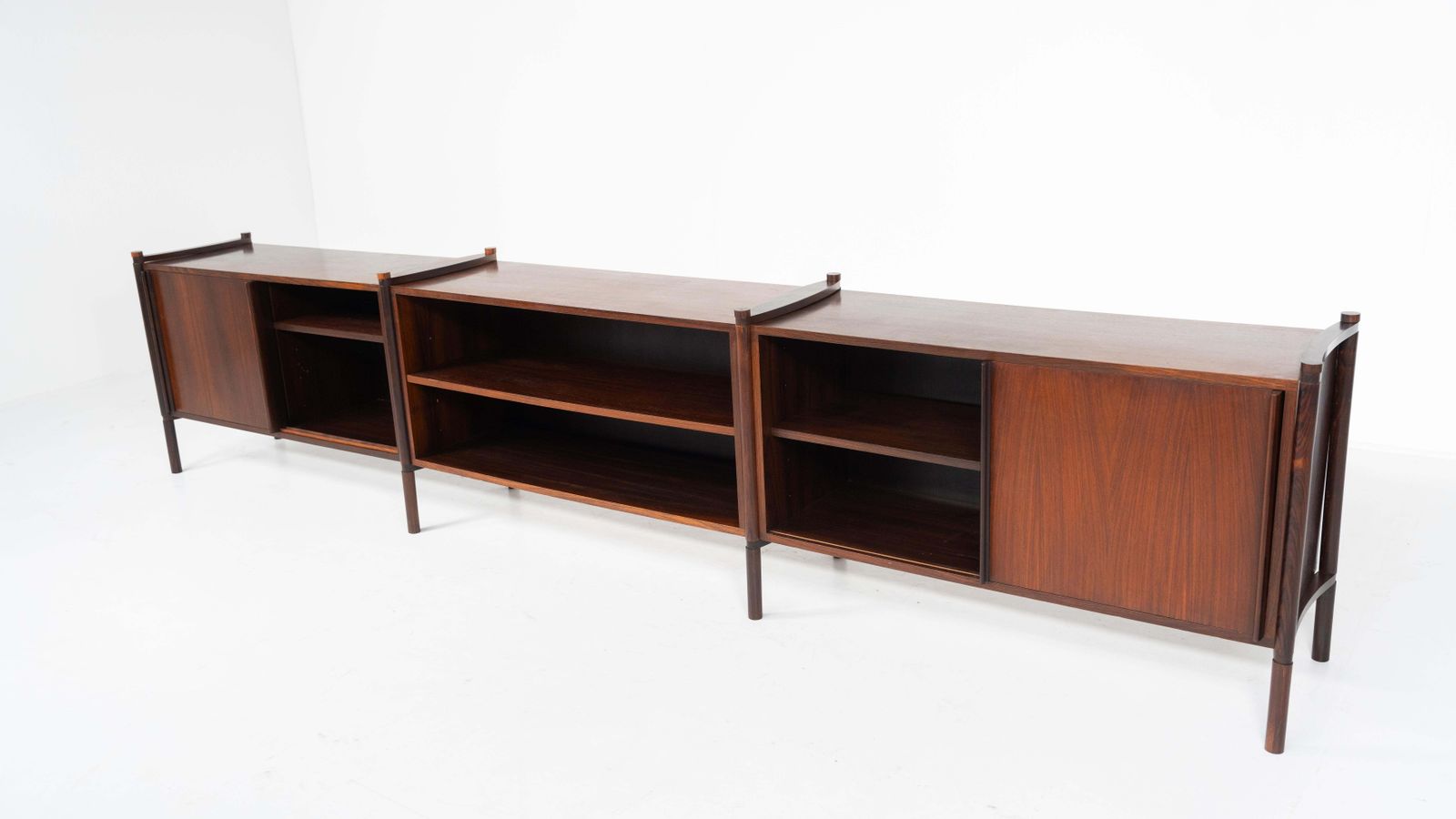 photo for sale Mid Century Modern Wooden Sideboard By Fukuoh Hizori For Gavina, 1960s