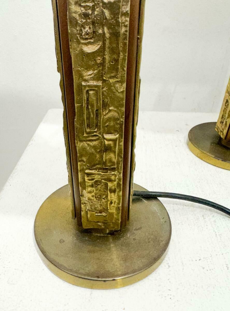 Pair Of Table Lamps By Luciano Frigerio, Italy, 1970s photo Lighting