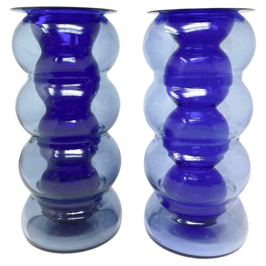 Mid Century Modern Murano Glass Vases By Carlo Nason For Mazzega, Italy, 1960s