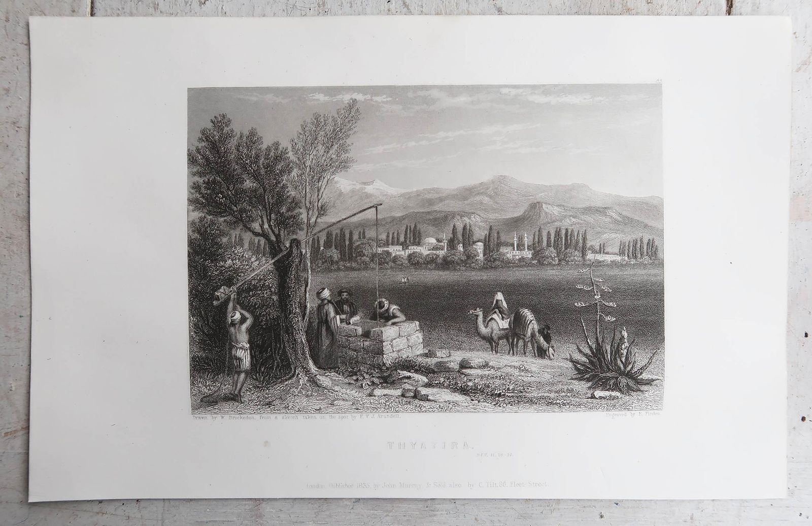 Art Set Of 24 Original Antique Prints Of The Levant / Holy Land /Middle East. C 1835 photo
