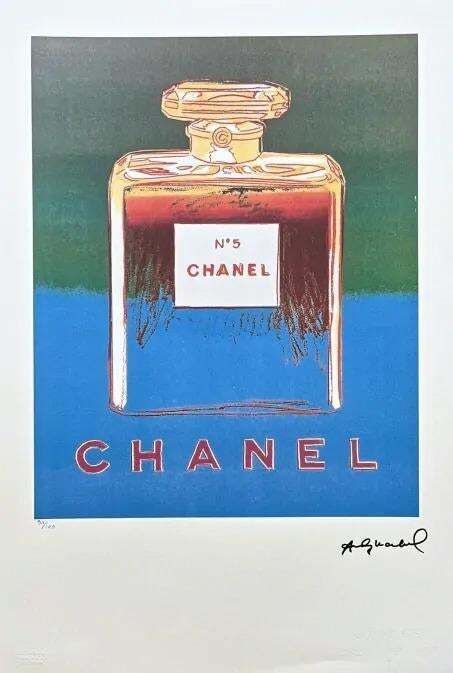 After Andy Warhol, Chanel Blue Green, 1980s, Lithograph