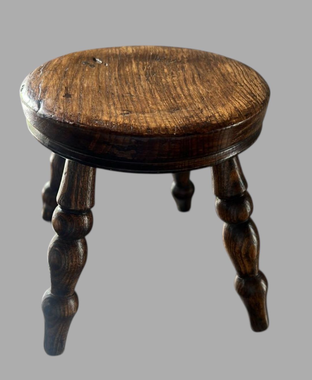 A 19th Century Four Legged Oak Stool photo furniture