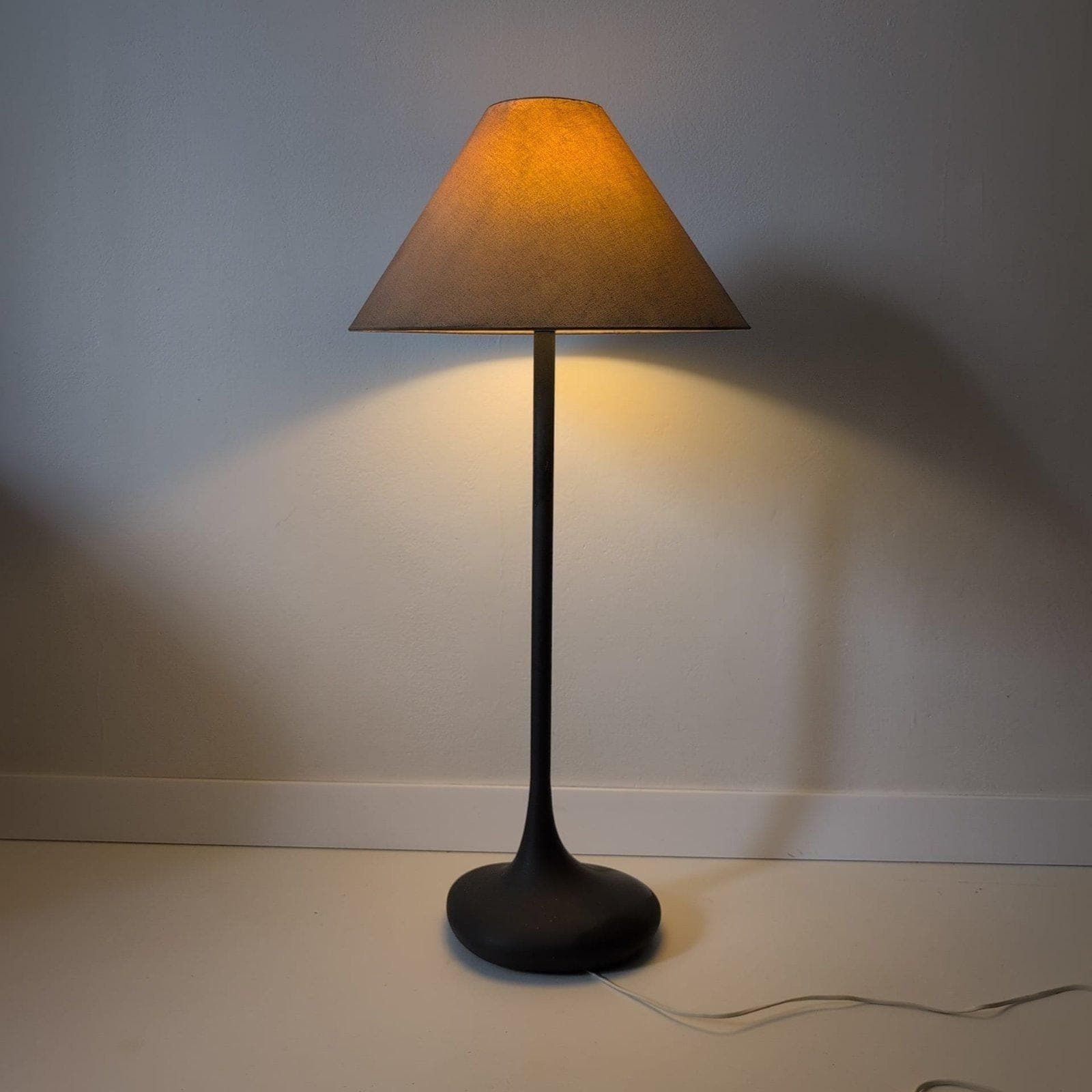 Vintage Rare Ikea Floor Lamp With Fabric Lampshade Retro Ikea Lamp photo furniture