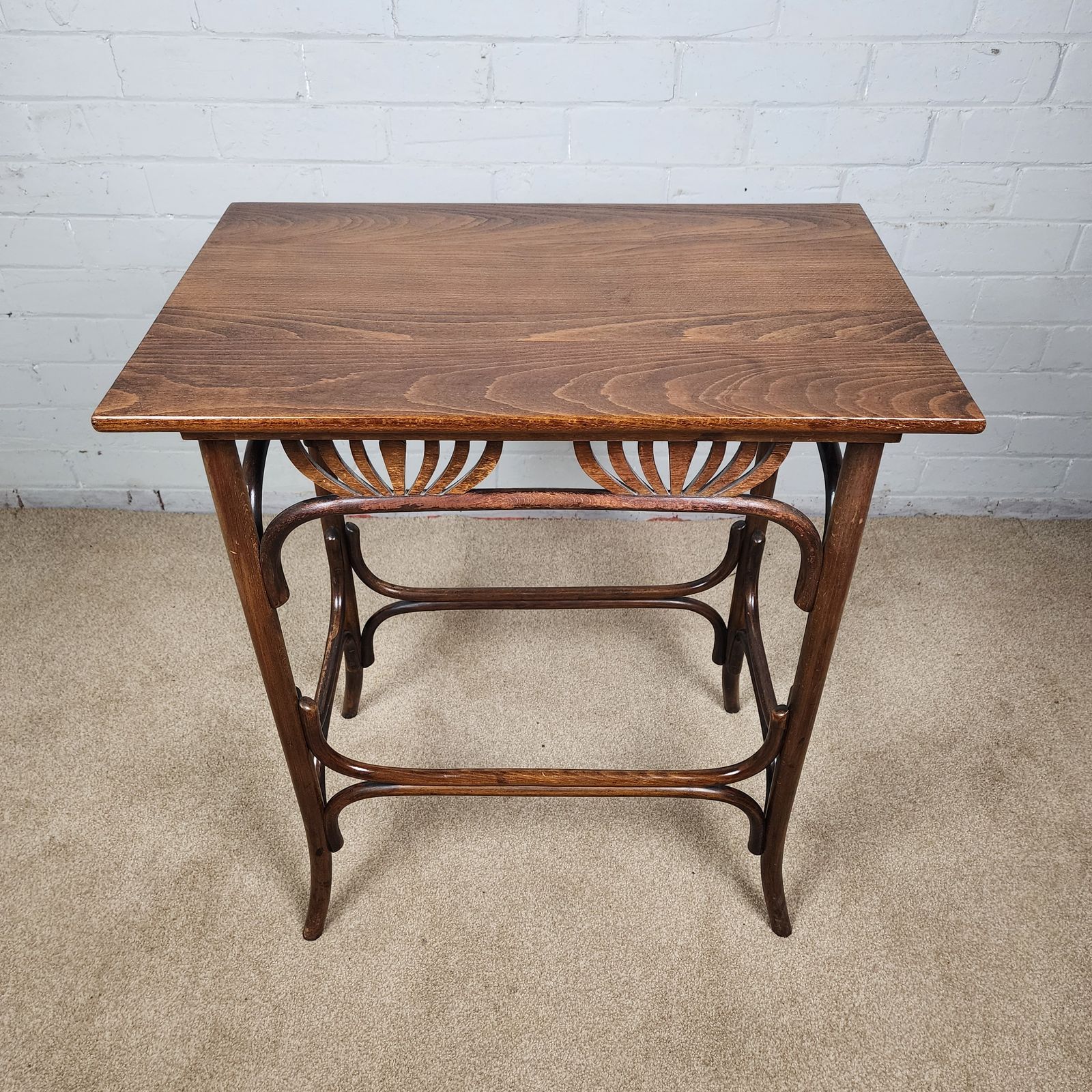 Fischel Side Table "Palmettes" Model Antique Art Nouveau Period photo buy
