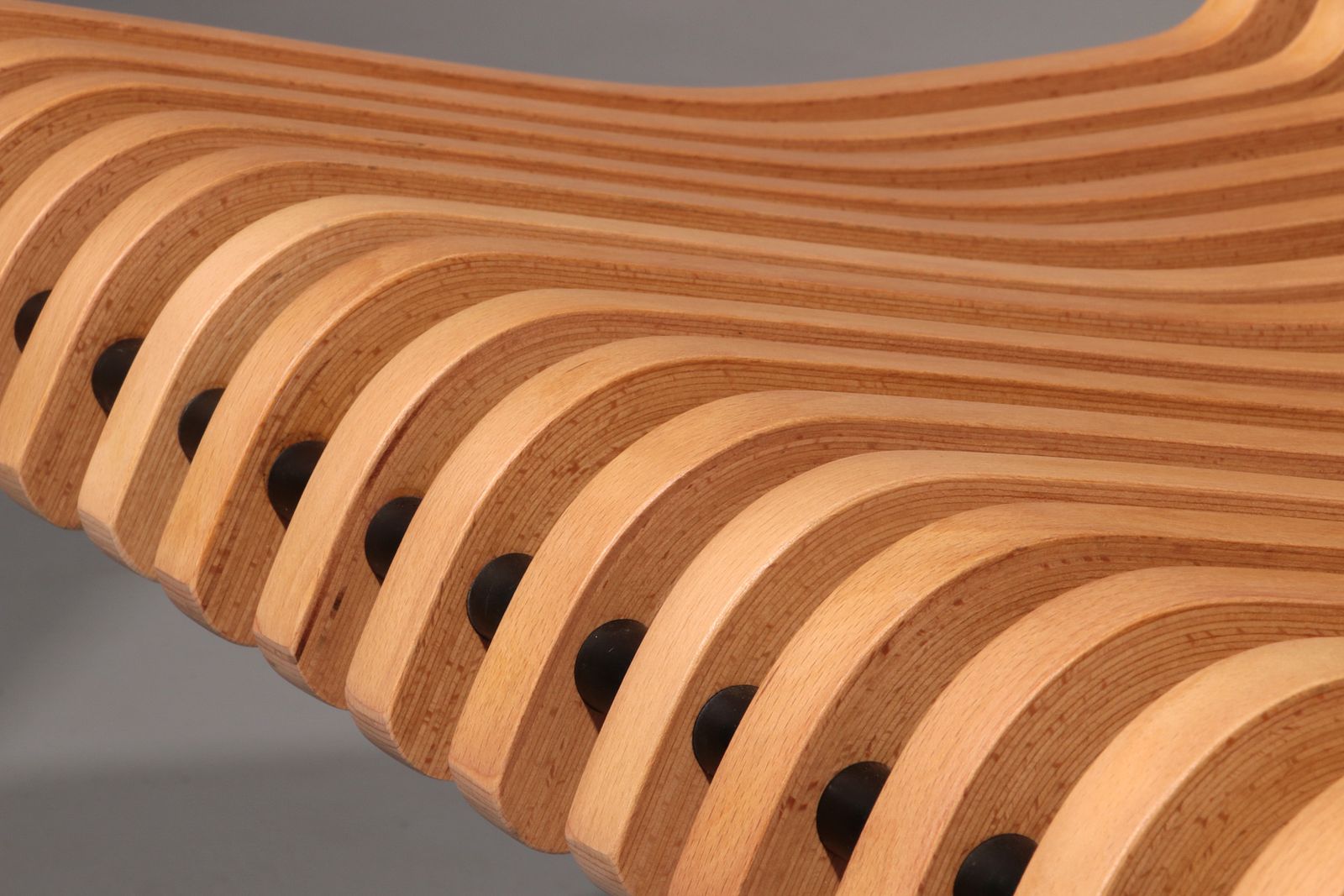 photo furniture "Scheletro" Bench By Kari Asikainen, P. O. Korhonen Oy, Finland, 1980s