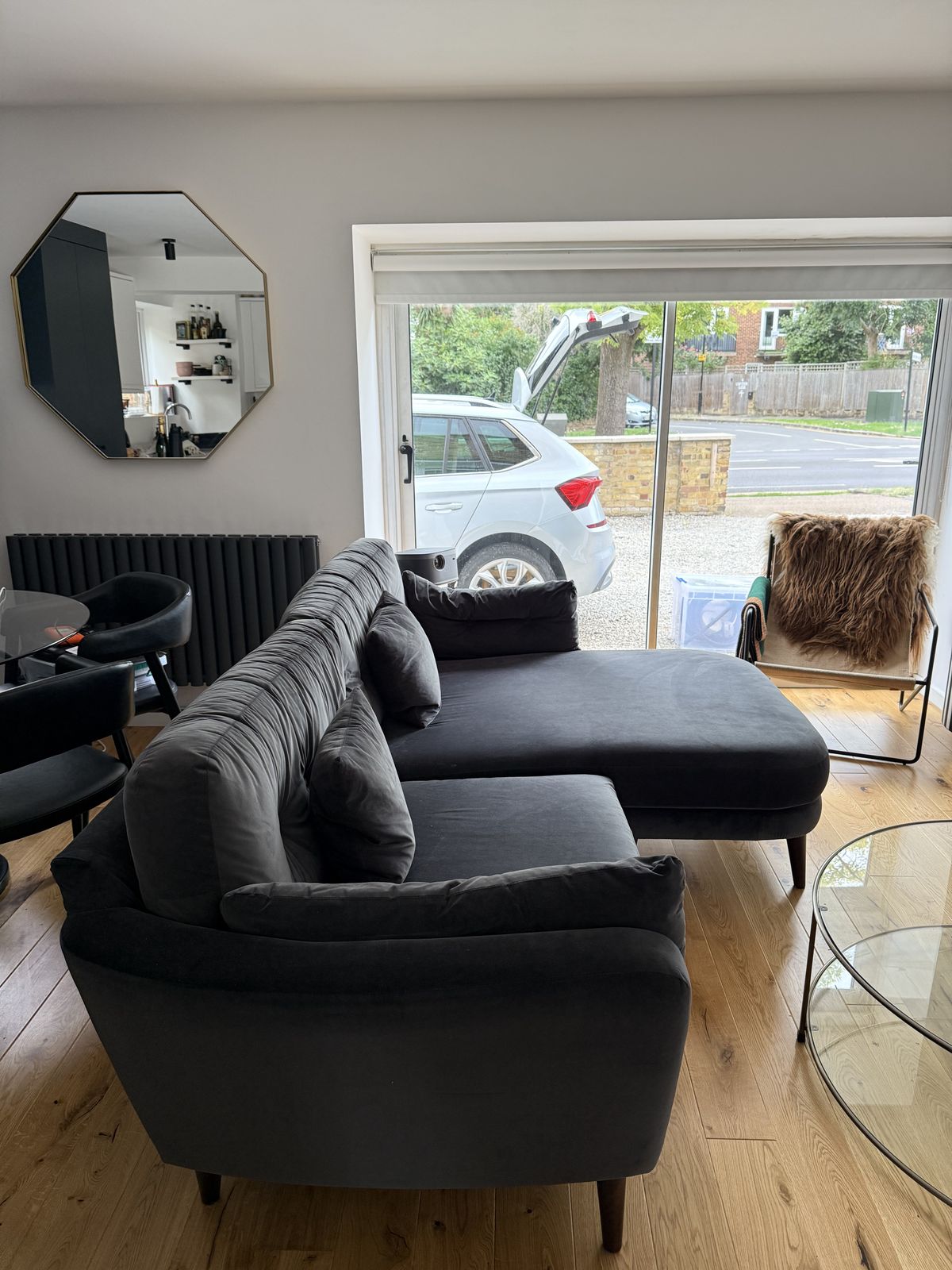 photo for sale Darlings Of Chelsea Studio Lounger Sofa Charcoal