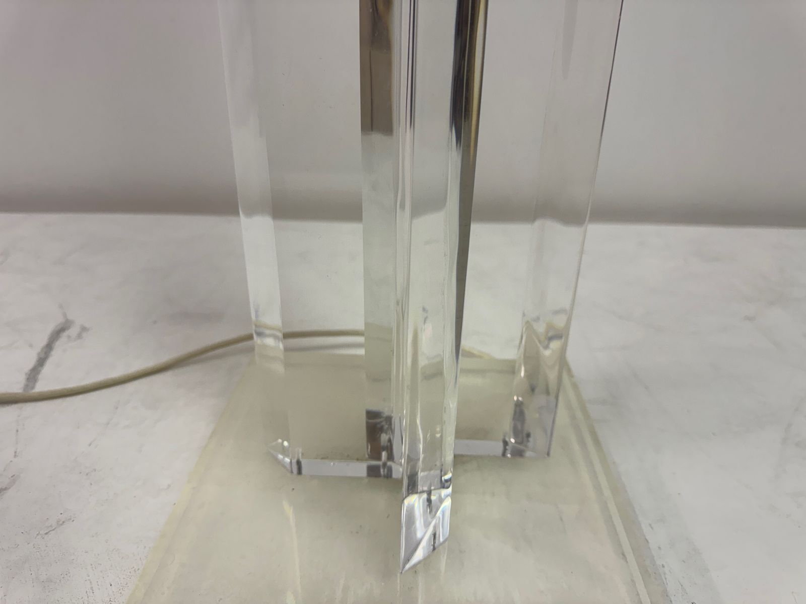 Lucite Floor Lamp By Primo, American, Circa 1970s–1980s photo vintage