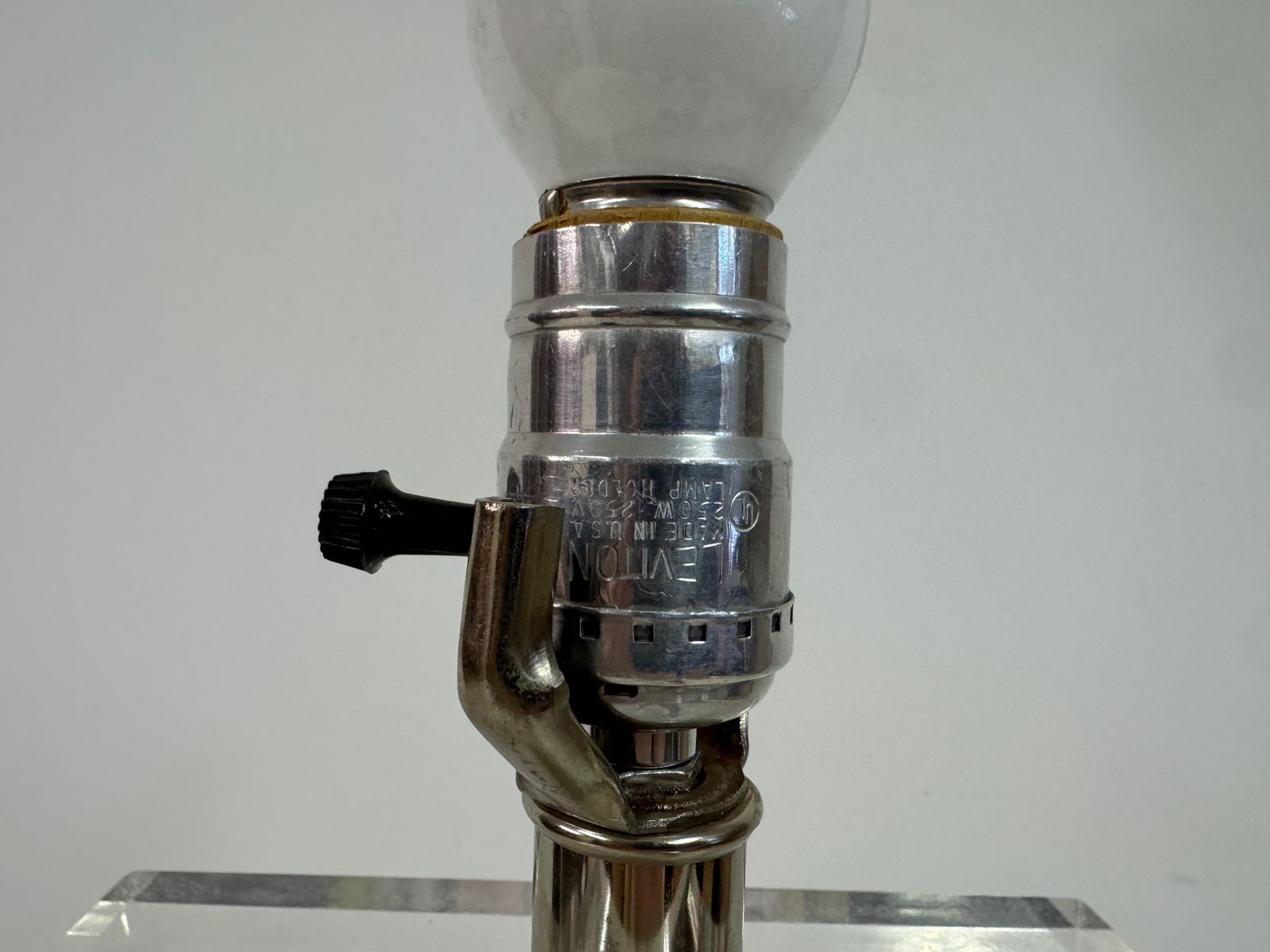 photo for sale Lucite Floor Lamp By Primo, American, Circa 1970s–1980s