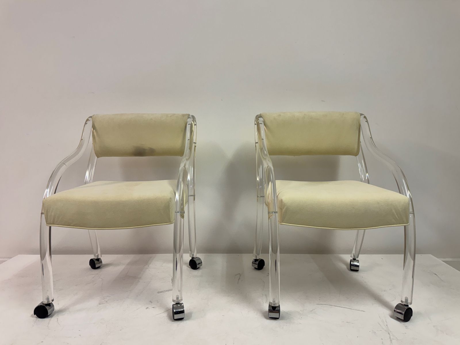 Pair Of Lucite Armchairs, American, Circa 1970s–1980s photo for sale