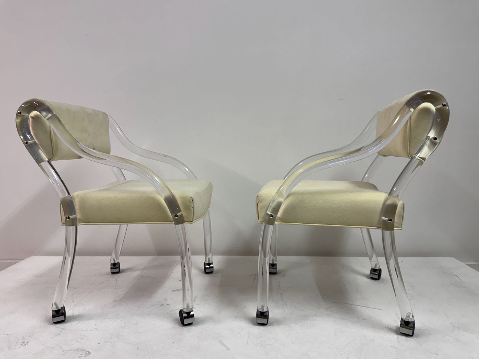 Furniture Pair Of Lucite Armchairs, American, Circa 1970s–1980s photo