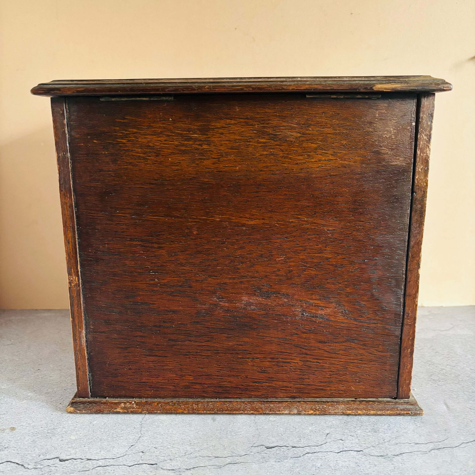photo for sale Arts & Crafts Oak Smokers Display Cabinet