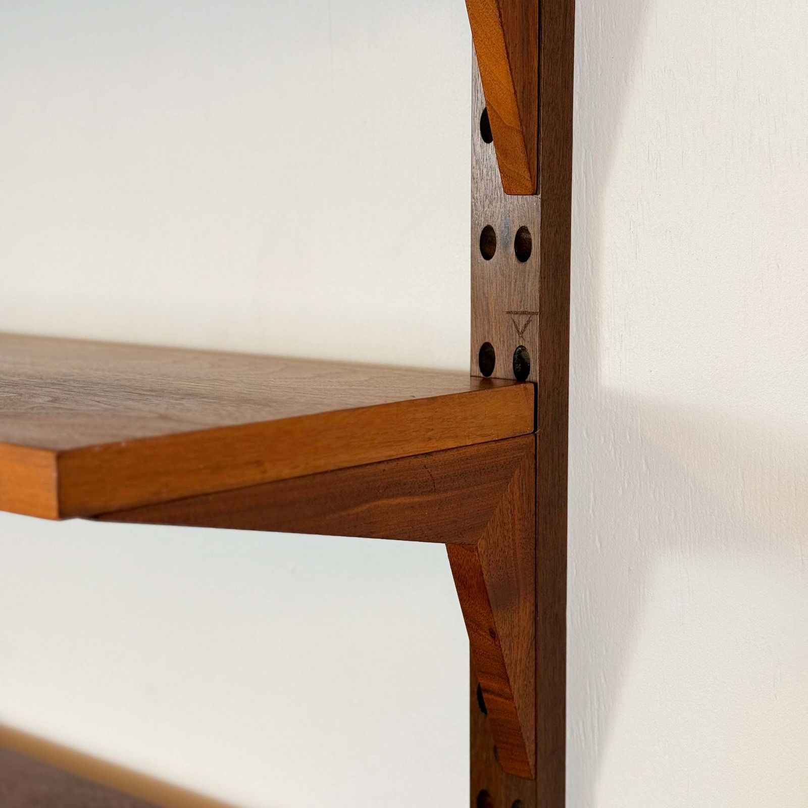 Danish Wall Unit / Shelving System In Walnut By Poul Cadovius photo vinterior