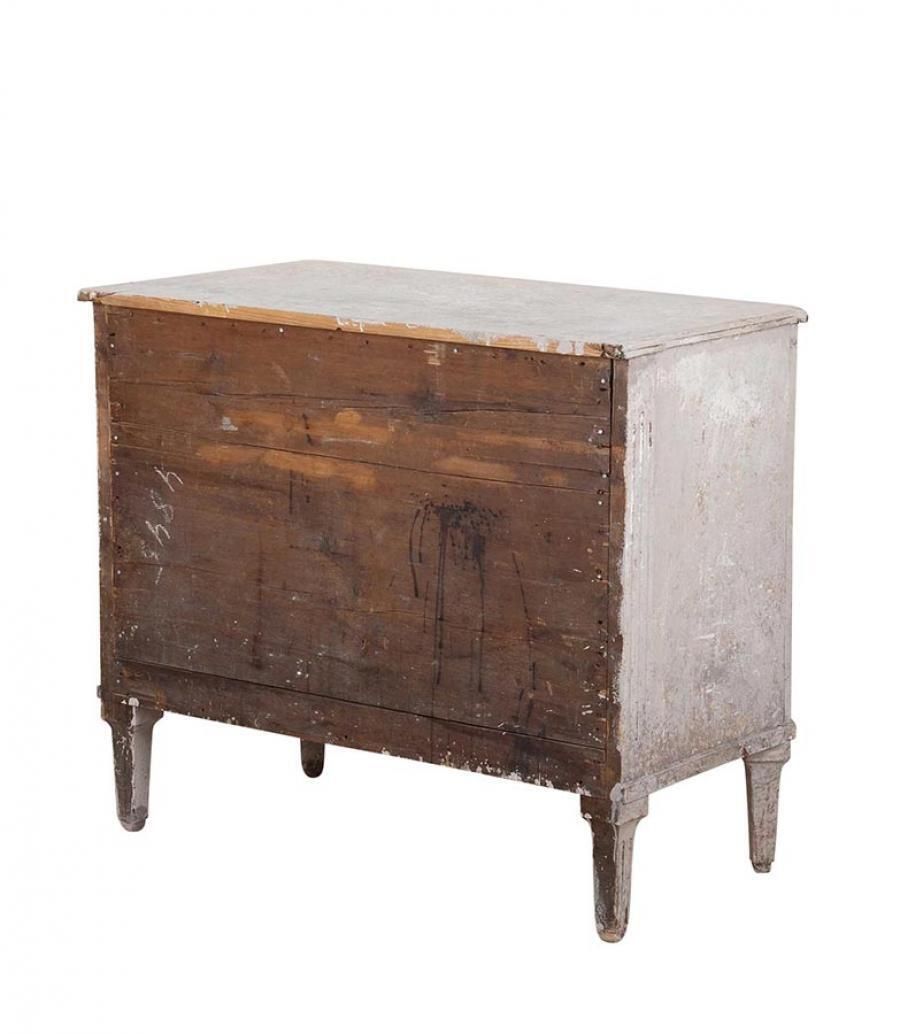 19th Century Danish Painted Chest Of Drawers photo Furniture