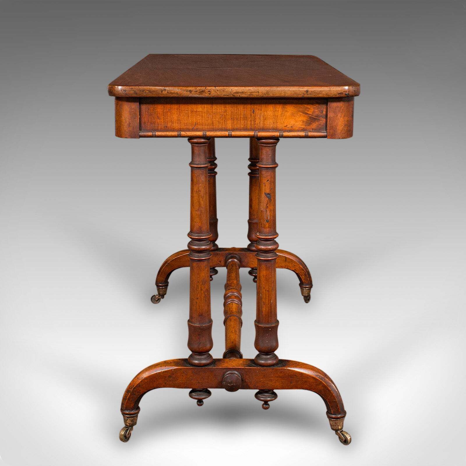 Antique Hallway Side Table, English, Portico, Writing Desk, Regency, Circa 1820 photo Furniture