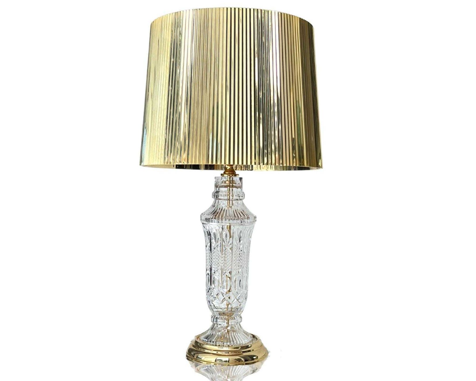 Vintage Ananaslamp | Kristal Met Goud | 18 Inch
