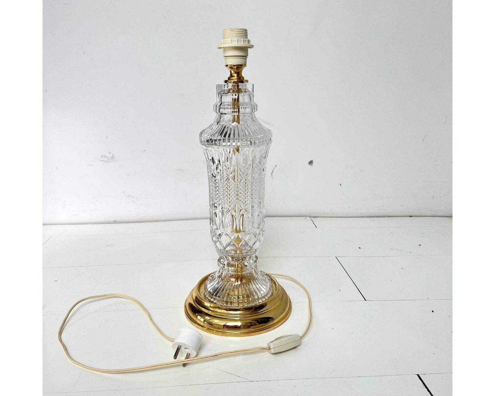 Vintage Ananaslamp | Kristal Met Goud | 18 Inch photo vintage