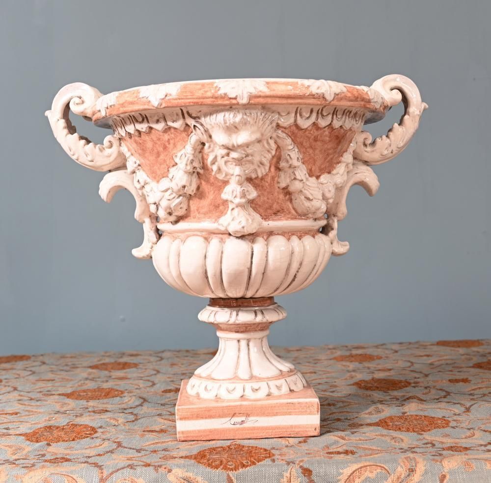 Grand Tour Italian Planter Urn Terracotta Jardiniere