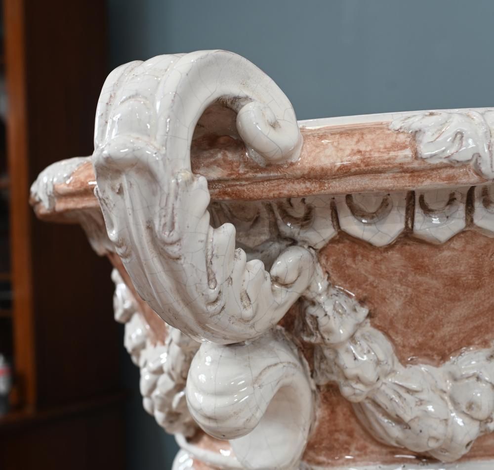 photo furniture Grand Tour Italian Planter Urn Terracotta Jardiniere