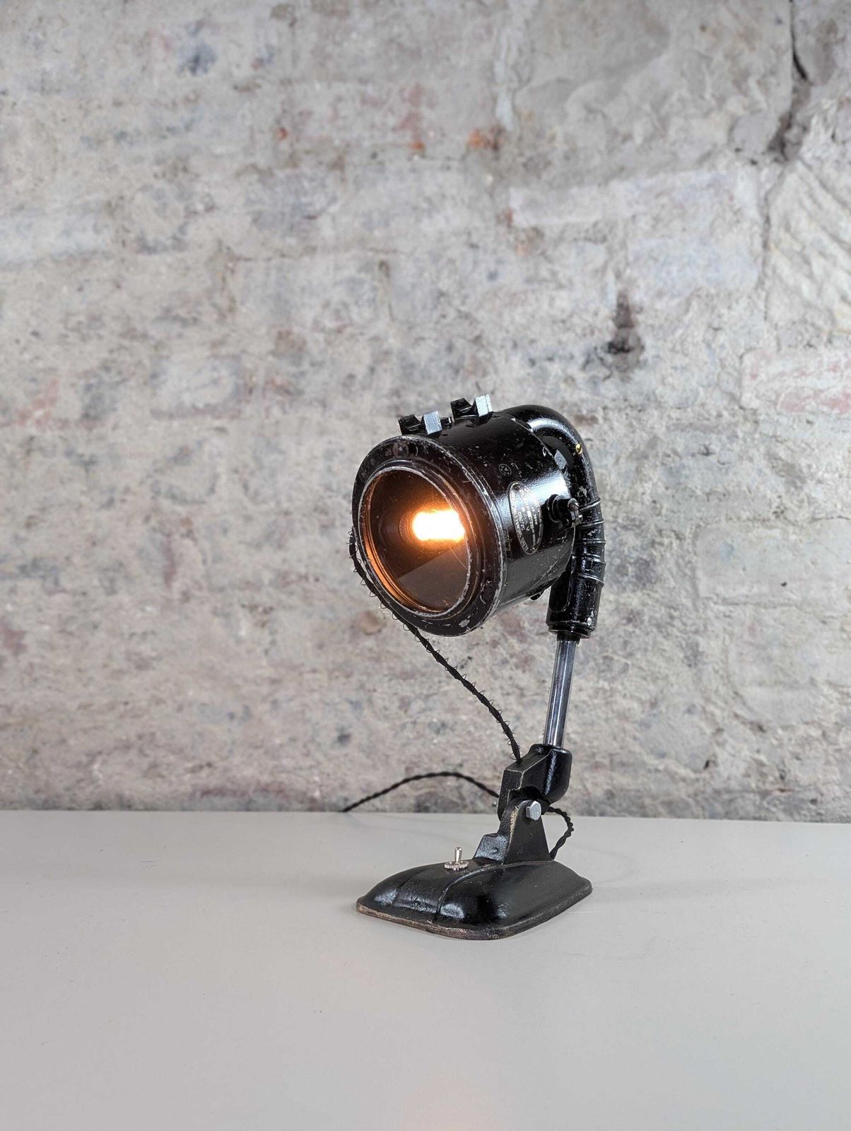 Ww2 Raf /Air Ministry Morse Code Signal Lamp Up Cycled To A Table Accent Lamp photo 285.0
