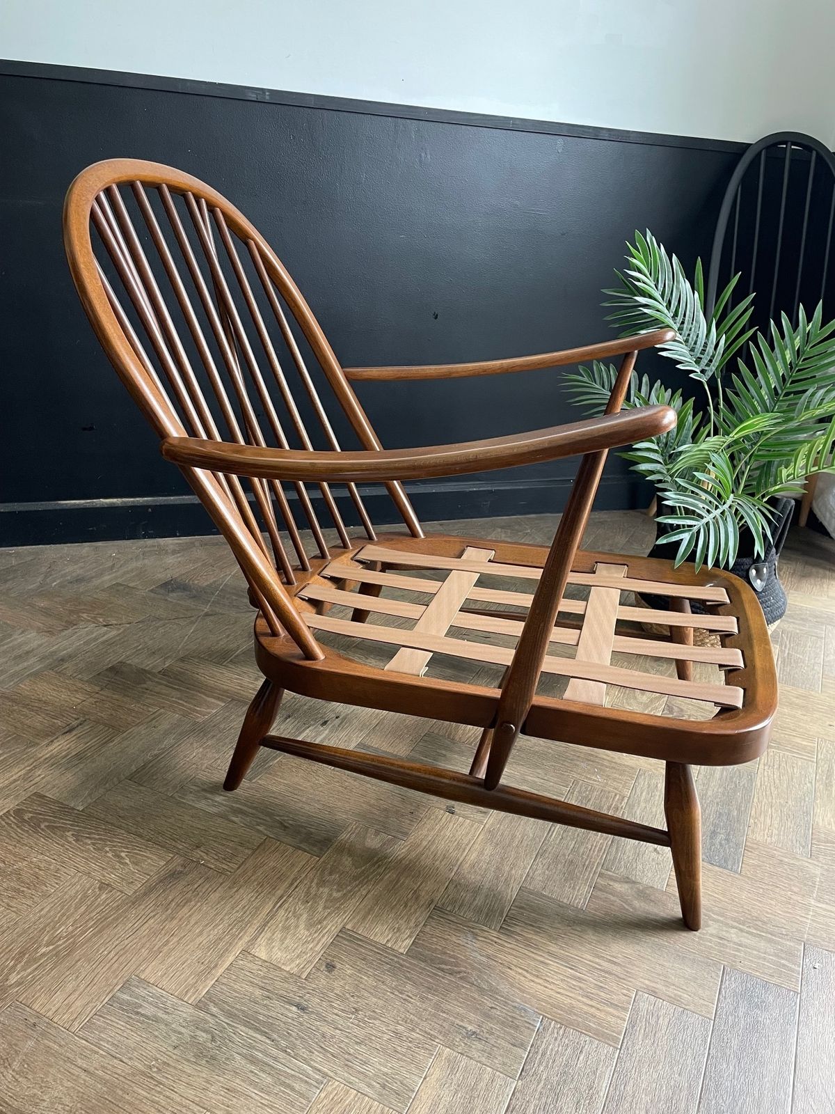 Ercol 203 Windsor Easy Chair With New Covers photo Furniture