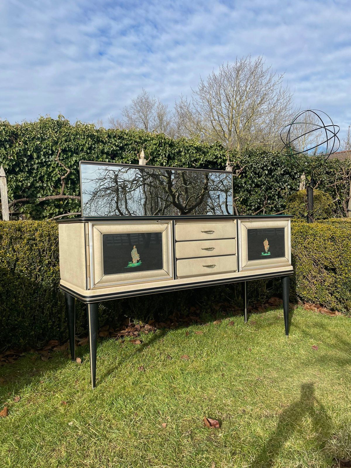Mid Century Modern Hollywood Regency Chinoiserie Umberto Mascagni Sideboard/Credenza photo vinterior