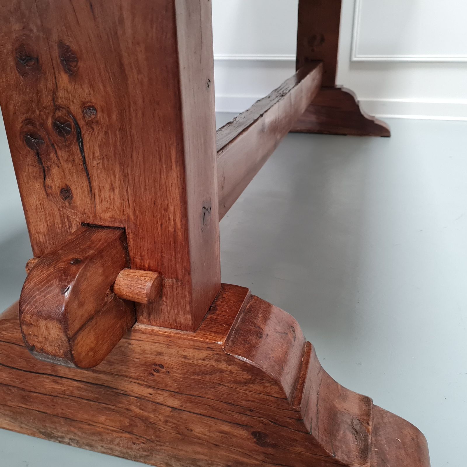 Huge Oak Monastery Dining Table C1880 Free Delivery Eng/Wales photo buy