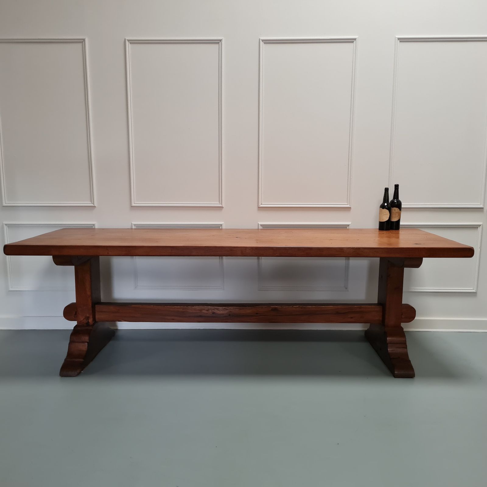 2575.0 Huge Oak Monastery Dining Table C1880 Free Delivery Eng/Wales photo