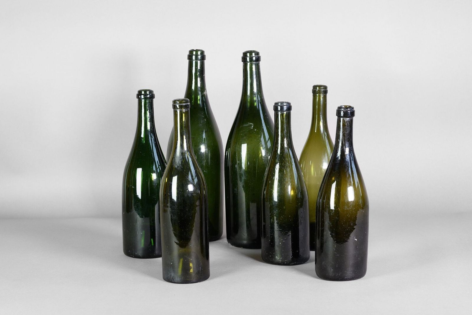 Collection Of Glass Wine Bottles (7)