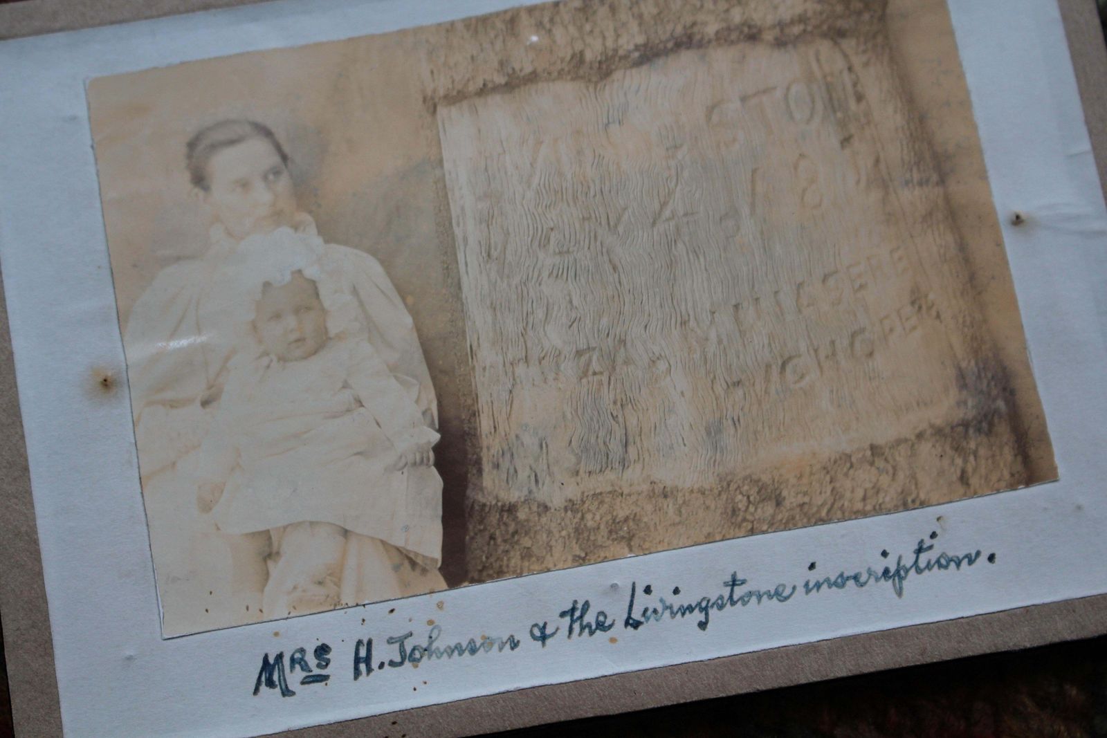 Home Decor 19th Century Mary & David Livingston Memorial Relic Heart Buried Beneath 1896 photo