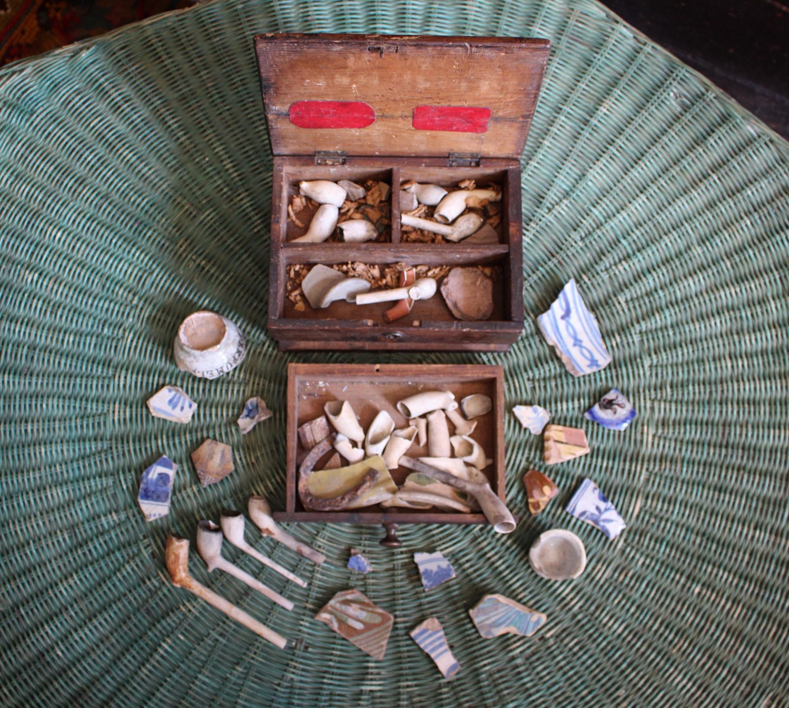 photo furniture 19th Century York Archaeology Society Musuem Oak Collectors Box