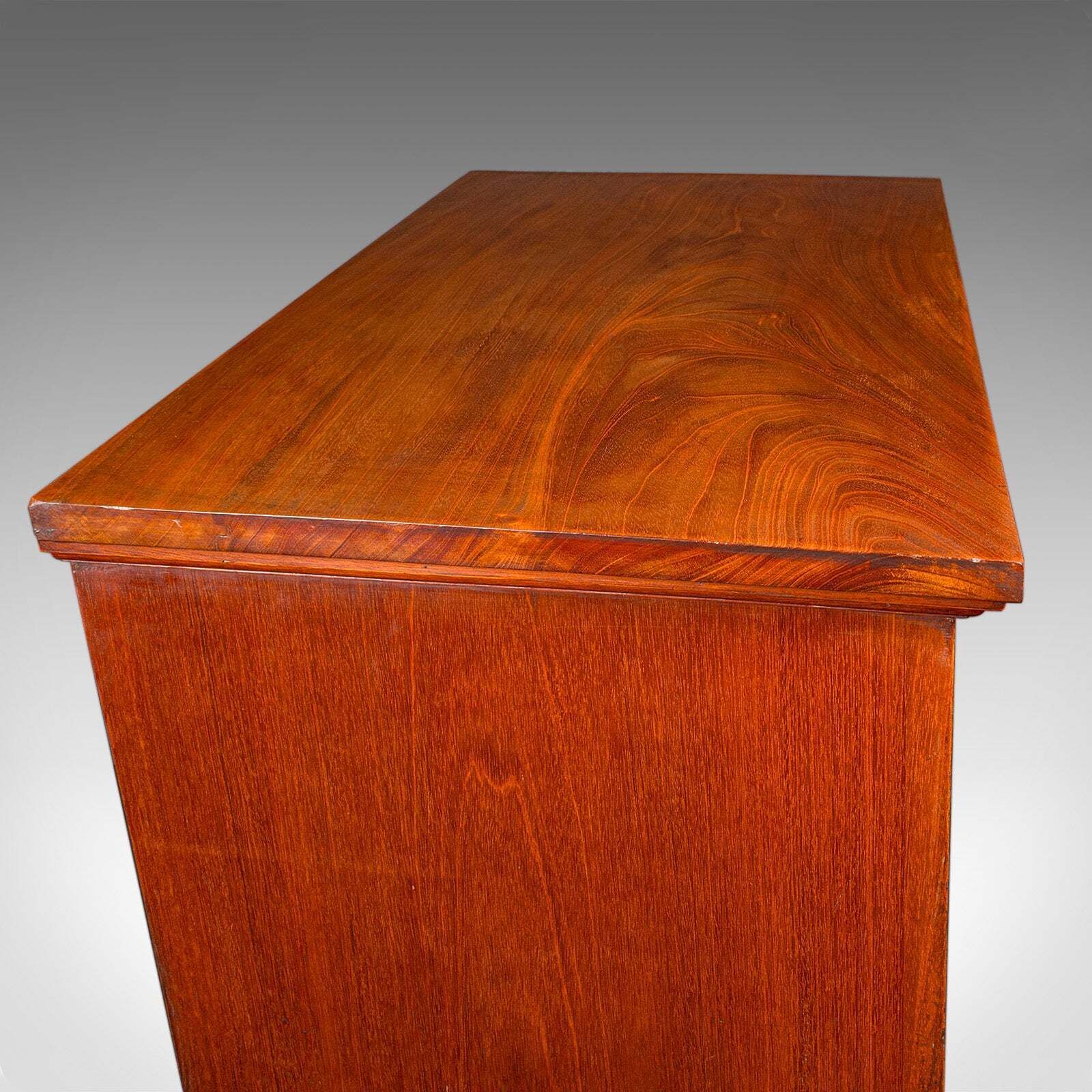 photo furniture Antique Wellington Chest, English Walnut Specimen Collector's Drawers, Victorian