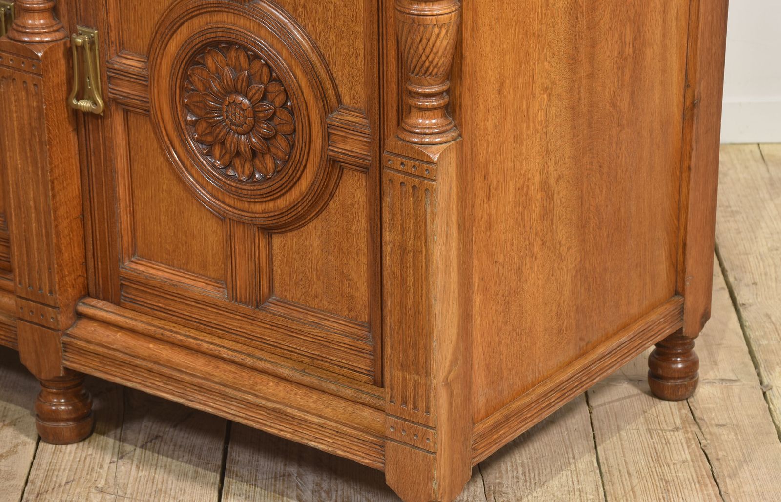Carved Oak Two Door Sideboard By Maple And Co photo buy