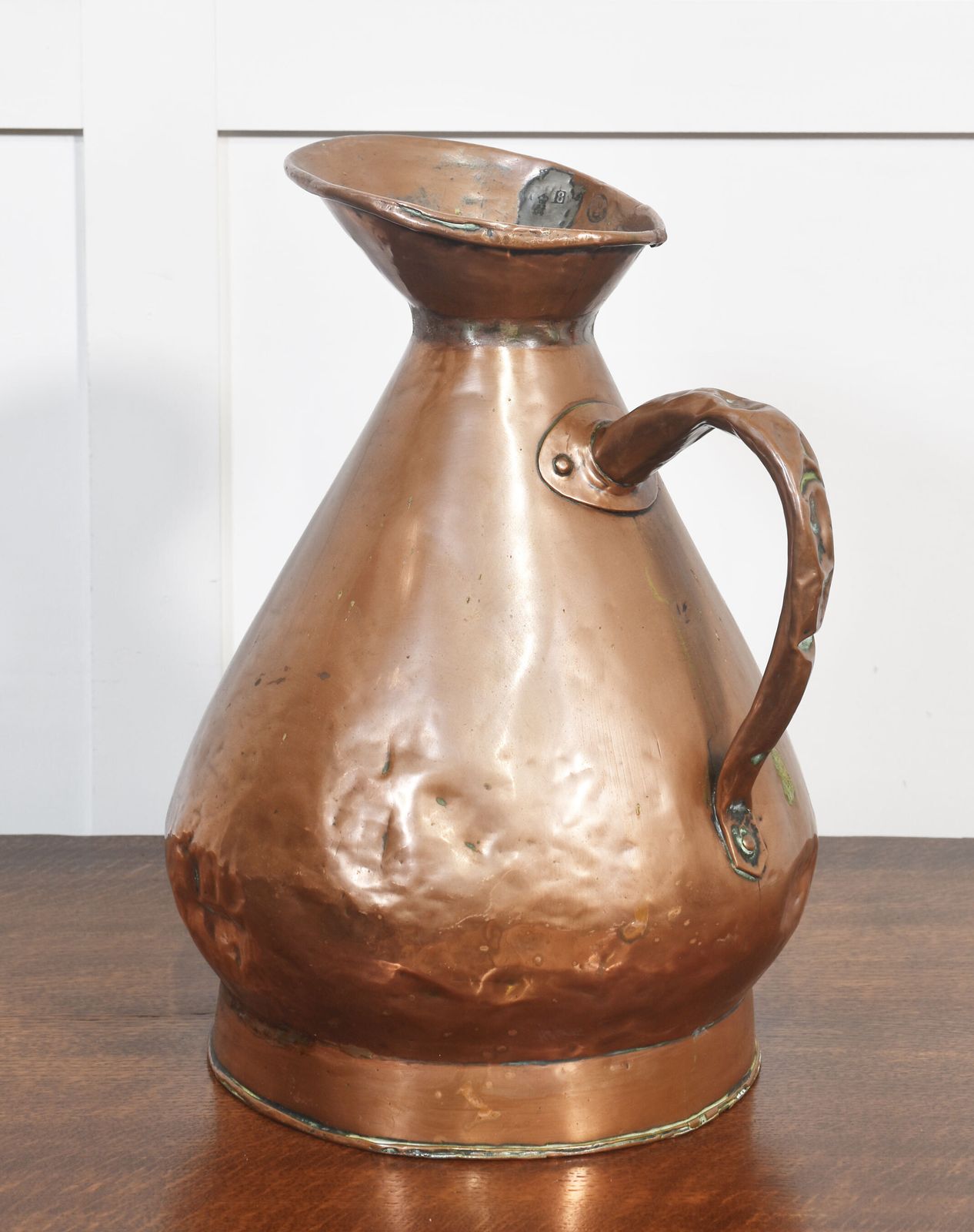 19th Century Copper Haystack Two Gallon Measure photo Home Decor