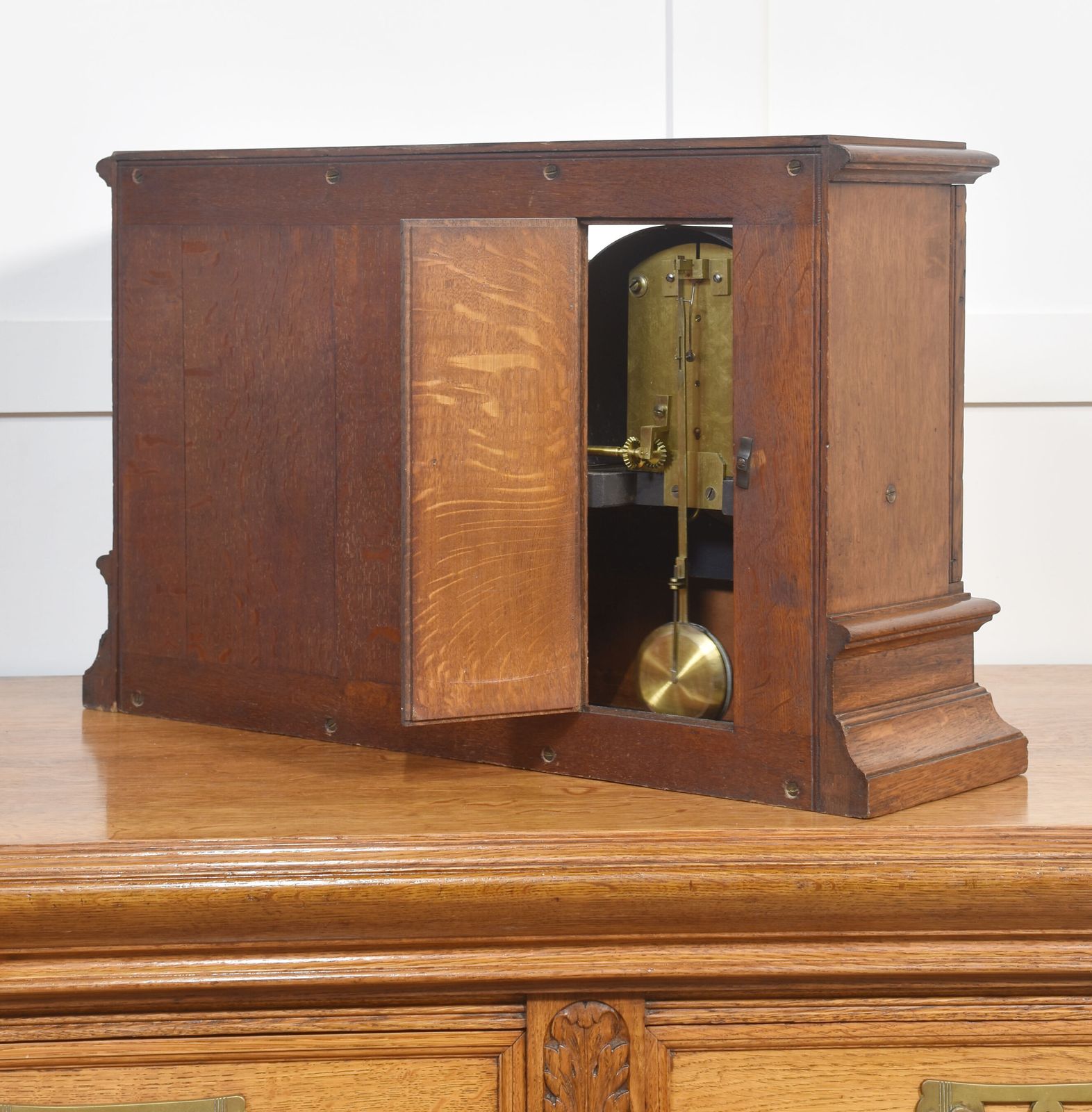 Oak Cased Weather Station photo for sale