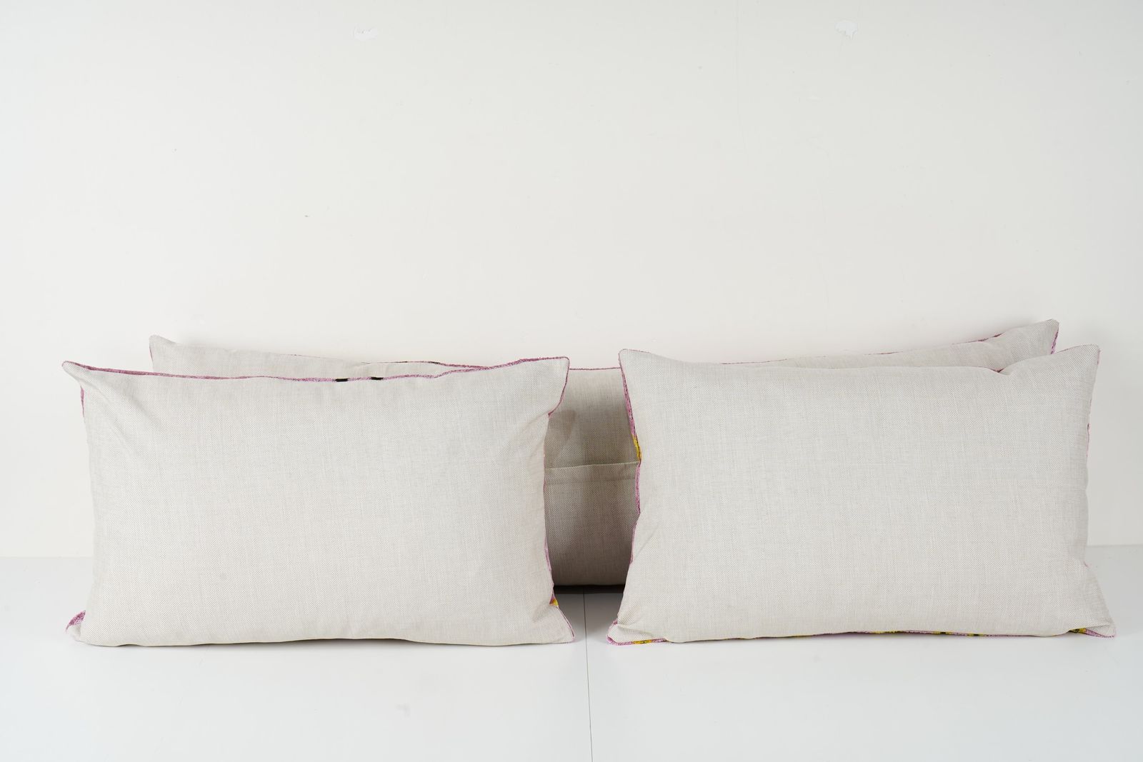 Pink Ikat Velvet Animal Print Pillow Covers   Set Of 3 Leopard Cheetah Cushion Covers   Boho Decorative Pillows photo furniture