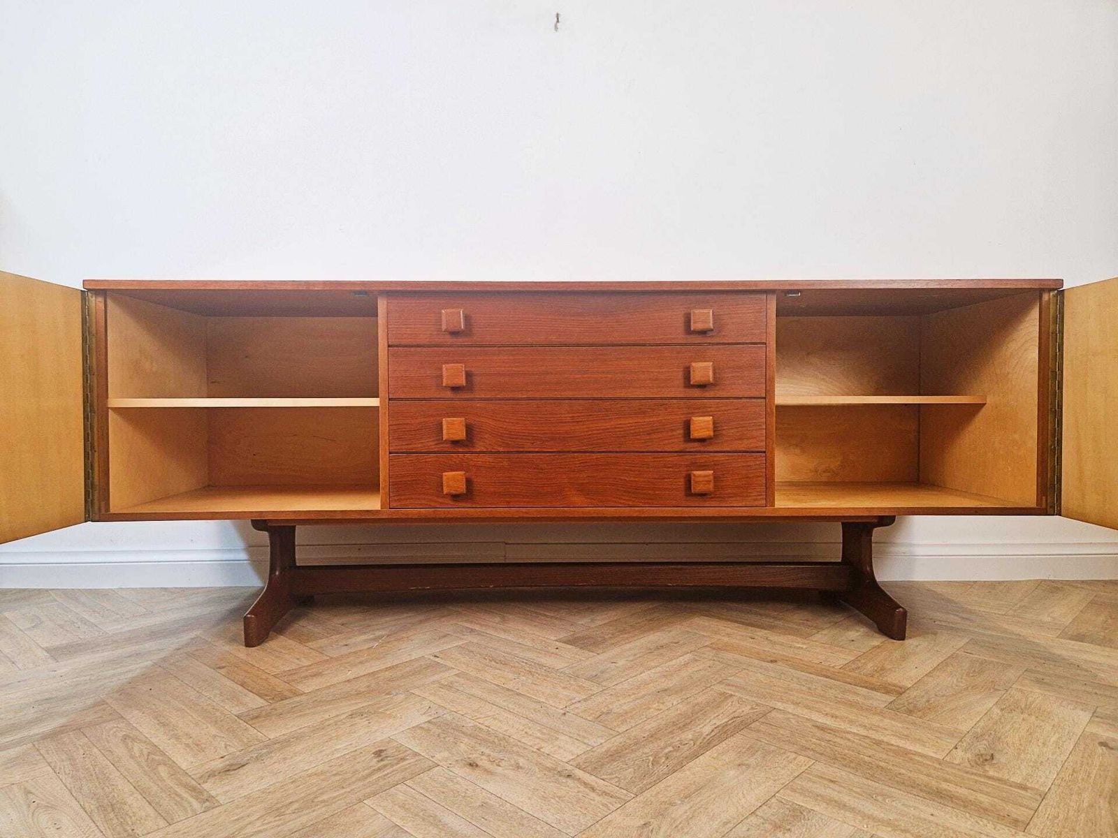 Vanson By Peter Hayward 1960s Mid Century Teak Danish Design Sideboard Buffet Credenza Bl339 photo 795.0