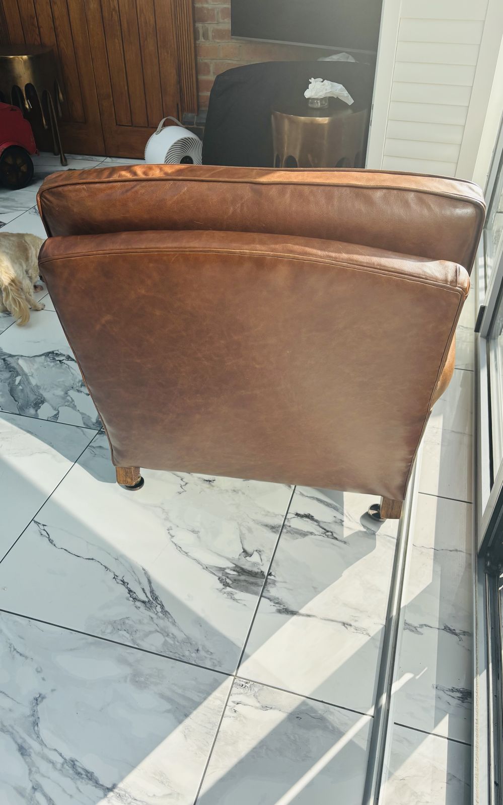 photo for sale Howard Chair Ltd Leather Arm Chair