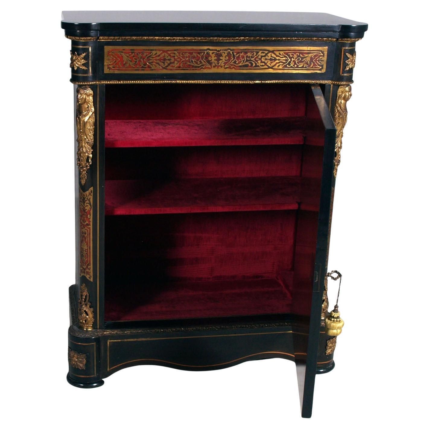 Boulle Style Cabinet , Credenza 19th Century, From A Venetian Countryside Villa photo furniture