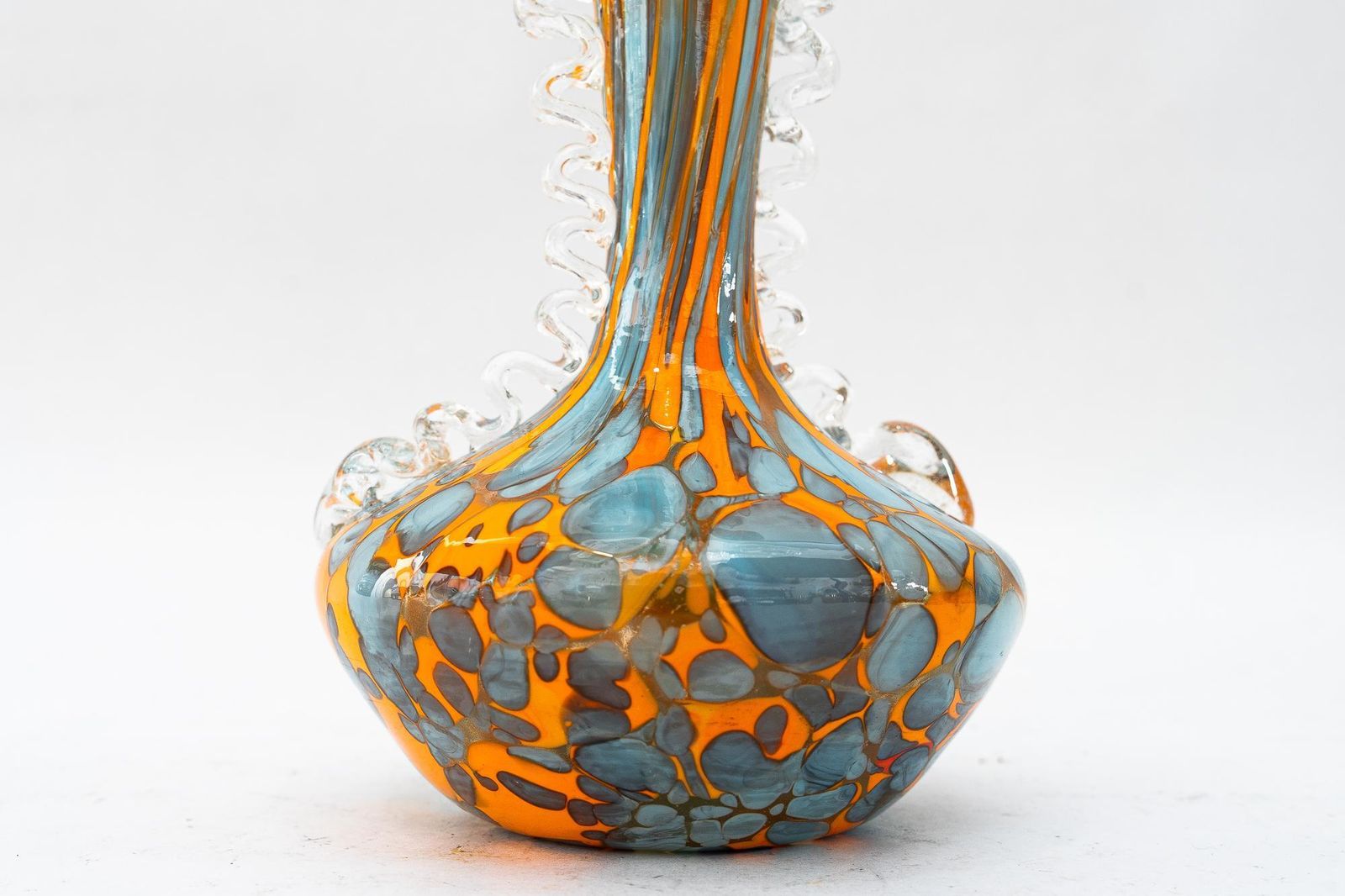 Millefiori Italian Art Glass Vase Around 1950s photo furniture