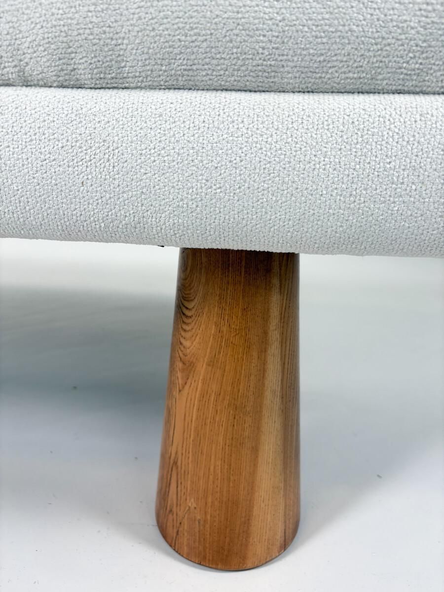 Contemporary Bench, Wood And Fabric, Italy photo buy