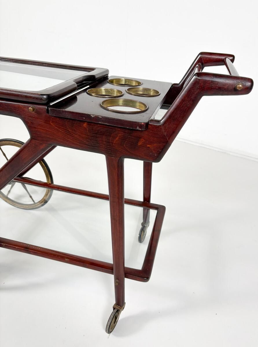 Mid Century Modern Bar Cart, Italy 1950s photo Furniture