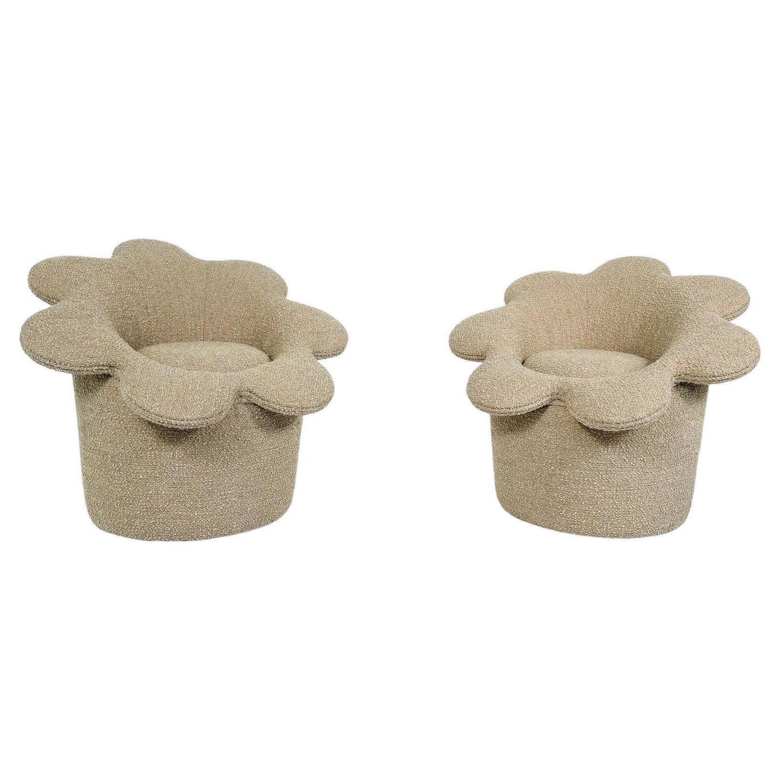 Pair Of " Flowers" Armchairs, Contemporary, Italy