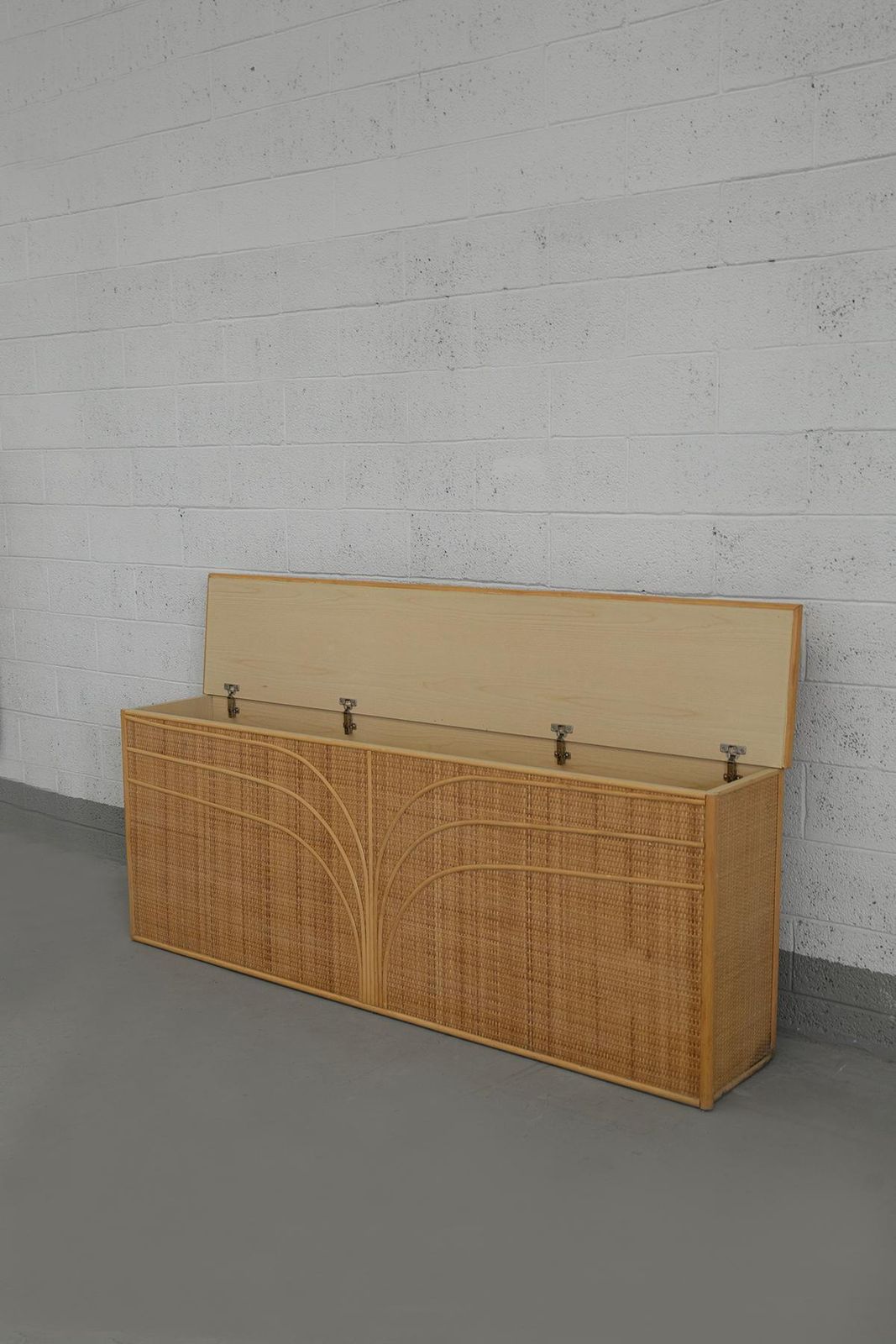 Axel Enthoven Attr. Rattan And Bamboo Storage Cabinet photo buy