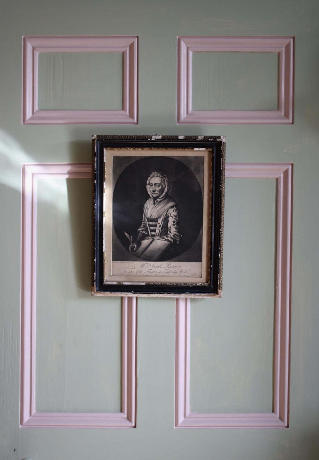 Sarah Porter, "Queen Of The Touters At Tunbridge Wells" Engraving, Circa 1770 photo vintage