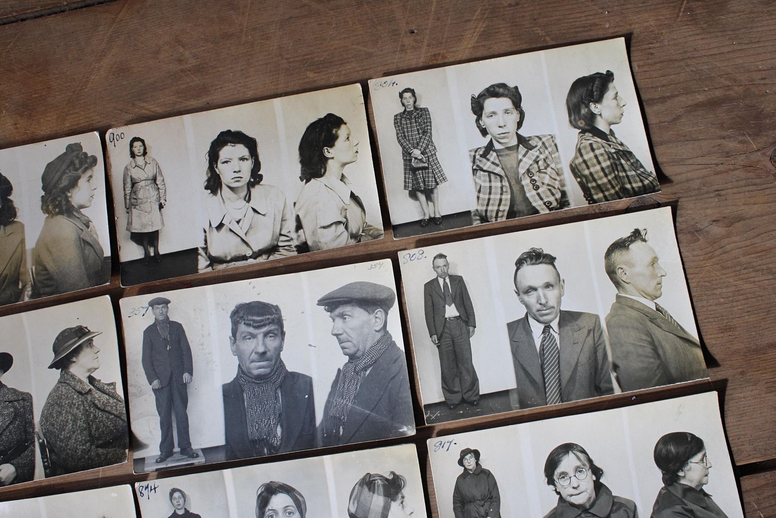 photo furniture Early 20th Century Police Booking Photographs Portraits Mug Shots Criminals